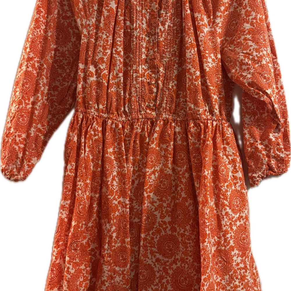 J. Crew Red Floral Blouse